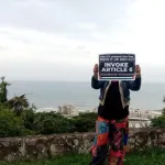Photograph of a campaign demonstration or placard
