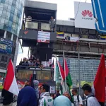 Photograph of a campaign demonstration or placard